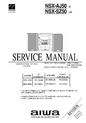 Сервисная инструкция Aiwa NSX-AJ50, NSX-SZ50 ― Manual-Shop.ru