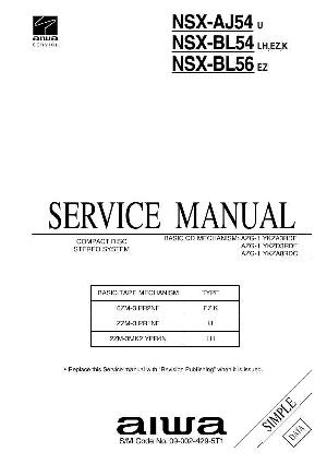 Service manual Aiwa NSX-AJ54, NSX-BL54, NSX-BL56 ― Manual-Shop.ru