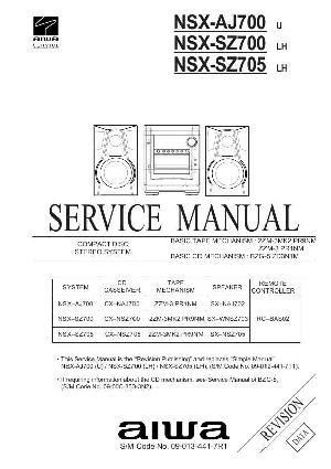 Service manual Aiwa NSX-AJ700, NSX-SZ700, NSX-SZ705 ― Manual-Shop.ru