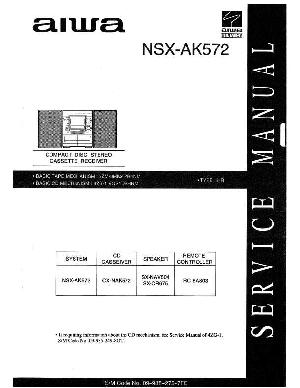 Сервисная инструкция Aiwa NSX-AK572 ― Manual-Shop.ru