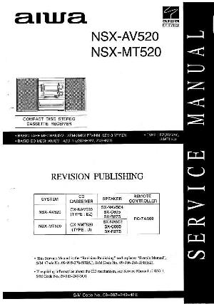 Сервисная инструкция Aiwa NSX-AV520, NSX-MT520 ― Manual-Shop.ru