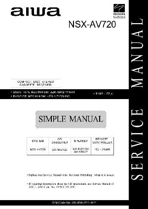 Service manual Aiwa NSX-AV720 ― Manual-Shop.ru