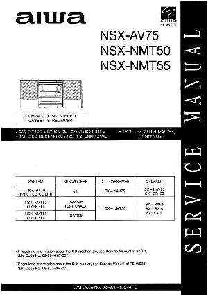 Сервисная инструкция Aiwa NSX-AV75, NSX-NMT50, NSX-NMT555 ― Manual-Shop.ru