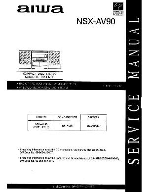 Сервисная инструкция Aiwa NSX-AV90 ― Manual-Shop.ru