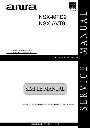 Сервисная инструкция Aiwa NSX-AVT9, NSX-MTD9 ― Manual-Shop.ru