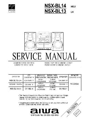 Сервисная инструкция Aiwa NSX-BL13, NSX-BL14 ― Manual-Shop.ru