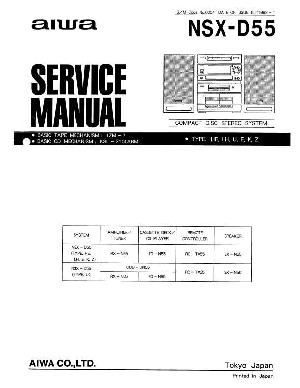 Сервисная инструкция AIWA NSX-D55 ― Manual-Shop.ru