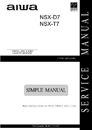 Сервисная инструкция Aiwa NSX-D7 ― Manual-Shop.ru
