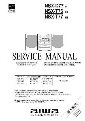 Сервисная инструкция Aiwa NSX-D77 ― Manual-Shop.ru