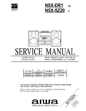 Service manual AIWA NSX-DR1, NSX-SZ20 ― Manual-Shop.ru