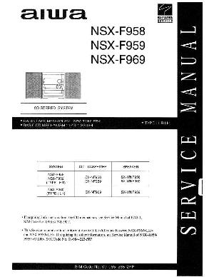 Service manual AIWA NSX-F958, NSX-F959, NSX-F969 ― Manual-Shop.ru
