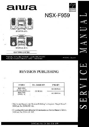 Service manual Aiwa NSX-F959 ― Manual-Shop.ru