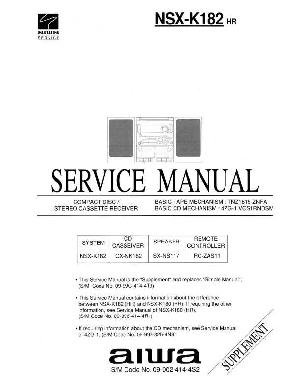 Сервисная инструкция AIWA NSX-K182 ― Manual-Shop.ru