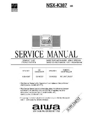 Service manual AIWA NSX-K387 ― Manual-Shop.ru