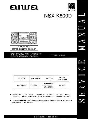 Service manual AIWA NSX-K600D ― Manual-Shop.ru