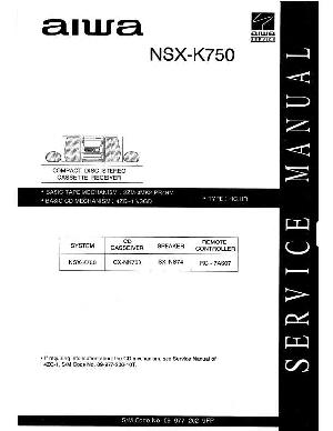 Service manual AIWA NSX-K750 ― Manual-Shop.ru
