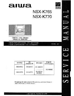 Service manual AIWA NSX-K765, NSX-K770 ― Manual-Shop.ru