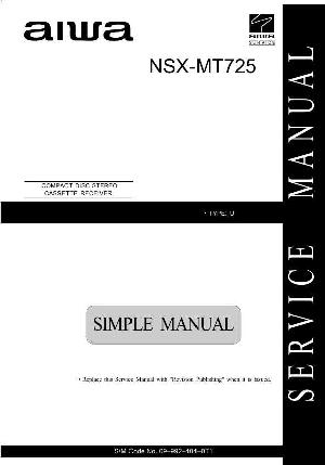 Сервисная инструкция Aiwa NSX-MT725 ― Manual-Shop.ru