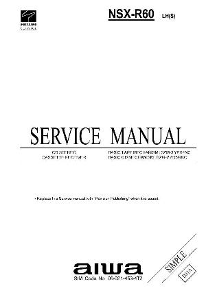Сервисная инструкция Aiwa NSX-R60 ― Manual-Shop.ru