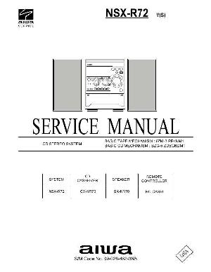 Service manual AIWA NSX-R72 ― Manual-Shop.ru