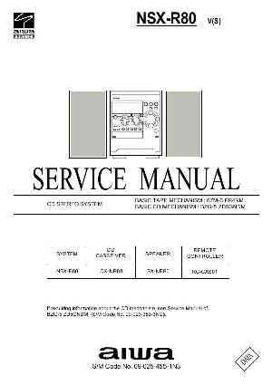 Сервисная инструкция Aiwa NSX-R80 ― Manual-Shop.ru