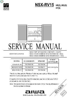 Service manual Aiwa NSX-RV15 ― Manual-Shop.ru