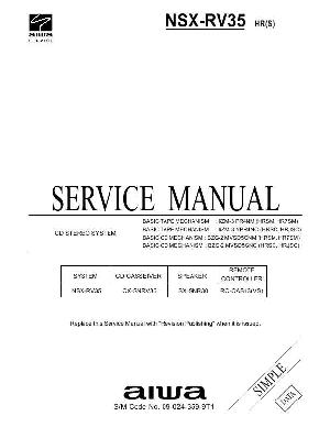 Сервисная инструкция AIWA NSX-RV35 ― Manual-Shop.ru