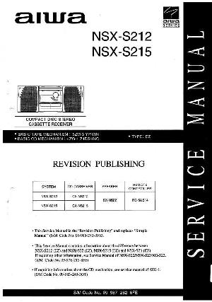 Сервисная инструкция Aiwa NSX-S212, NSX-S215 ― Manual-Shop.ru