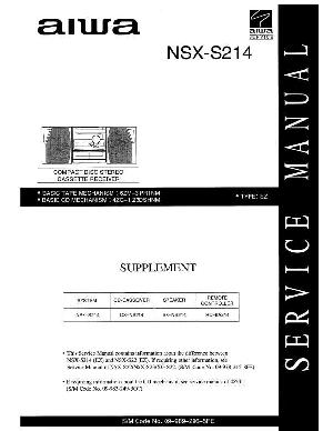 Сервисная инструкция AIWA NSX-S214 ― Manual-Shop.ru