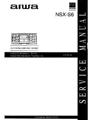 Сервисная инструкция AIWA NSX-S6 ― Manual-Shop.ru