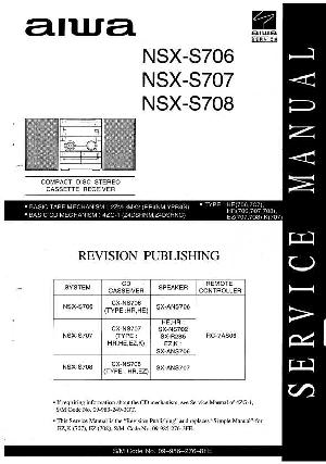 Сервисная инструкция Aiwa NSX-S706, NSX-S707, NSX-S708 ― Manual-Shop.ru
