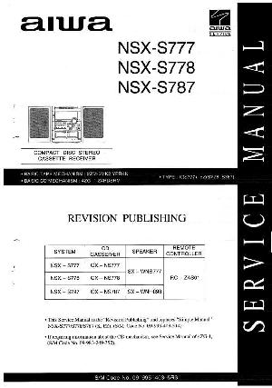 Service manual Aiwa NSX-S777, NSX-S778, NSX-S787 ― Manual-Shop.ru
