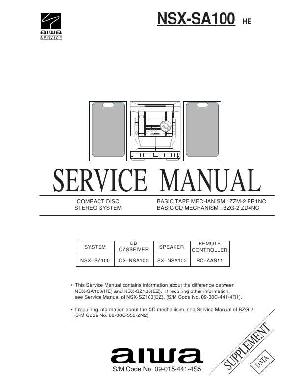 Сервисная инструкция AIWA NSX-SA100 ― Manual-Shop.ru