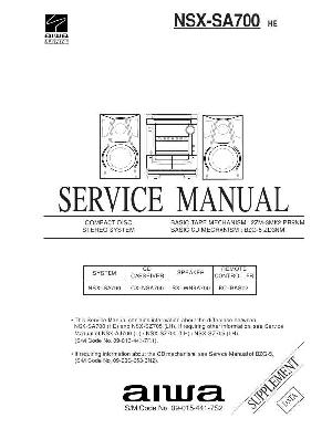 Сервисная инструкция AIWA NSX-SA700 ― Manual-Shop.ru