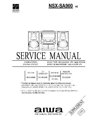 Сервисная инструкция AIWA NSX-SA900 ― Manual-Shop.ru
