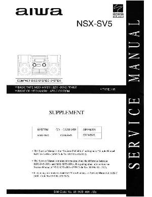Сервисная инструкция AIWA NSX-SV5 ― Manual-Shop.ru