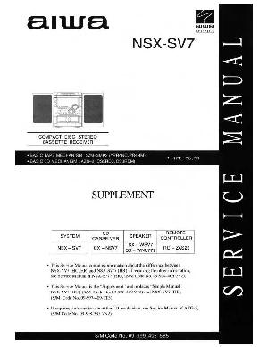 Сервисная инструкция AIWA NSX-SV7 ― Manual-Shop.ru