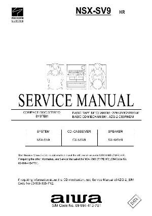 Сервисная инструкция Aiwa NSX-SV9 ― Manual-Shop.ru