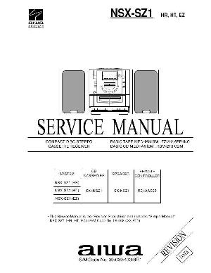 Сервисная инструкция AIWA NSX-SZ1 ― Manual-Shop.ru
