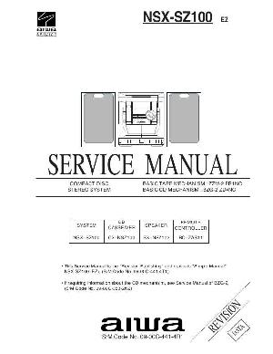 Сервисная инструкция AIWA NSX-SZ100 ― Manual-Shop.ru