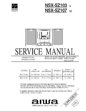Сервисная инструкция AIWA NSX-SZ103, NSX-SZ107 ― Manual-Shop.ru