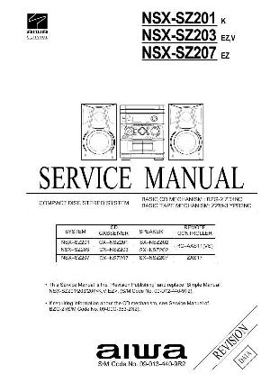 Сервисная инструкция Aiwa NSX-SZ201 ― Manual-Shop.ru