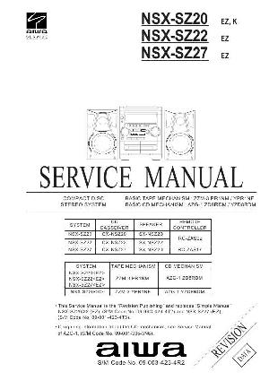 Сервисная инструкция Aiwa NSX-SZ20, NSX-SZ22, NSX-SZ27 ― Manual-Shop.ru