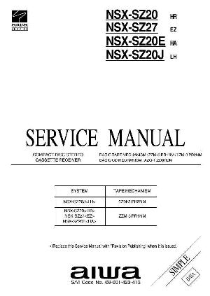Сервисная инструкция Aiwa NSX-SZ20, NSX-SZ27 ― Manual-Shop.ru