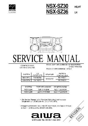Сервисная инструкция Aiwa NSX-SZ30, NSX-SZ36 ― Manual-Shop.ru