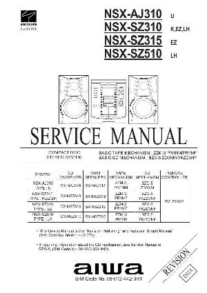 Service manual Aiwa NSX-SZ310, NSX-SZ315, NSX-SZ510 ― Manual-Shop.ru