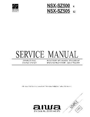 Сервисная инструкция AIWA NSX-SZ500, NSX-SZ505 ― Manual-Shop.ru