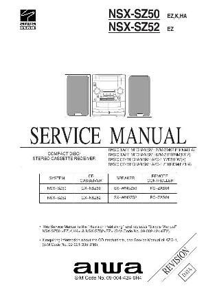Сервисная инструкция Aiwa NSX-SZ50, NSX-SZ52 ― Manual-Shop.ru