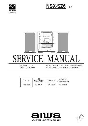 Сервисная инструкция Aiwa NSX-SZ6 ― Manual-Shop.ru