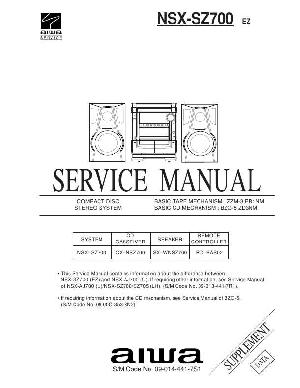 Service manual AIWA NSX-SZ700 ― Manual-Shop.ru